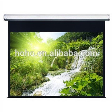 Wall Mounted Motorized Projector Screen / Electric Projector Screen / Automatic Projector Screen