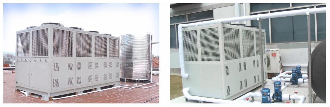 Air cooled industrial chiller machine manufacturer recirculating water swimming pool water chiller industrial chiller