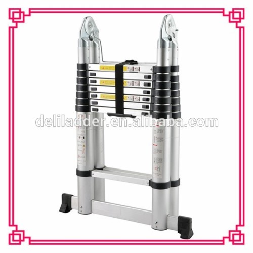 Folding Ladders Feature and Aluminum Material extension ladder