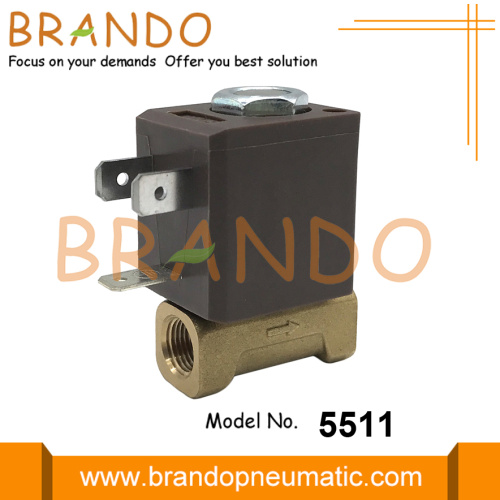 5511 Valvola del solenoide in ottone di tipo ceme G1/8 &#39;&#39; 24VDC