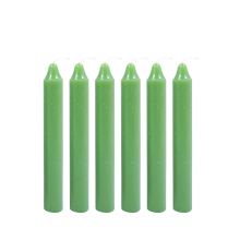 Different color religious 4 inch chime candles