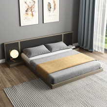 Modern Wooden King Queen Size Platform Japanese Tatami Bed with Storage and Nightstand