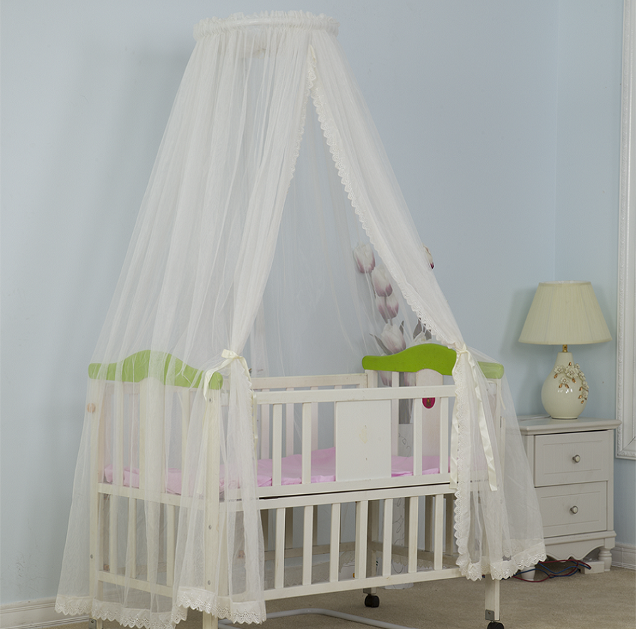 100% Polyester Durable Hanging Mosquito Net For Baby