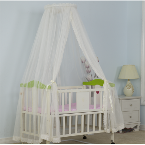 100% Polyester Durable Hanging Mosquito Net For Baby