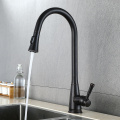 Faucet dapur hitam wastafel tanpa sentuhan pintar