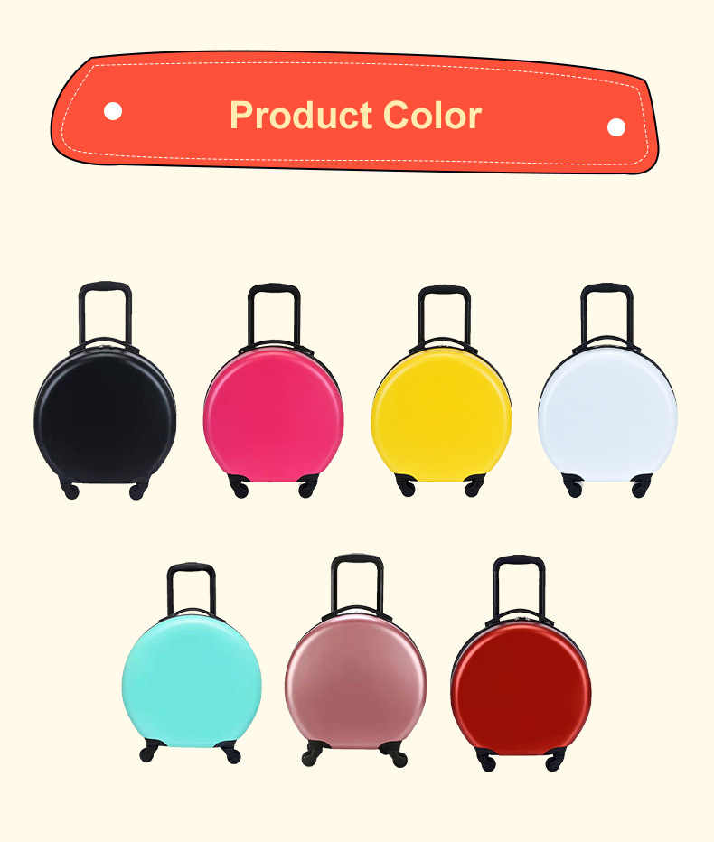 Hình dạng hình tròn trẻ em Túi xe đẩy 18 inch Round Shape Kids 18 Inch Trolley Bags