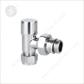 Valve d&#39;angle de plaque chromée KS-444A-GG