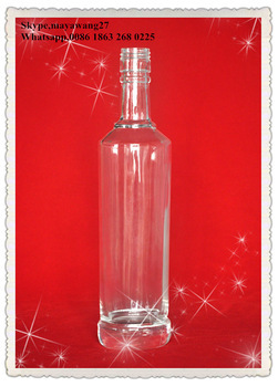 750ml empty glass bottle/750ml glass bottle