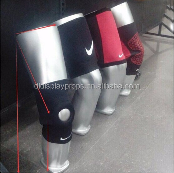 High quality sport mannequin luxury man for sport matt white color knee mannequin for woman