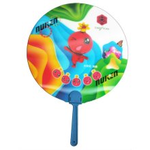 New Style Round Shape 3D Lenticular Hand Fan