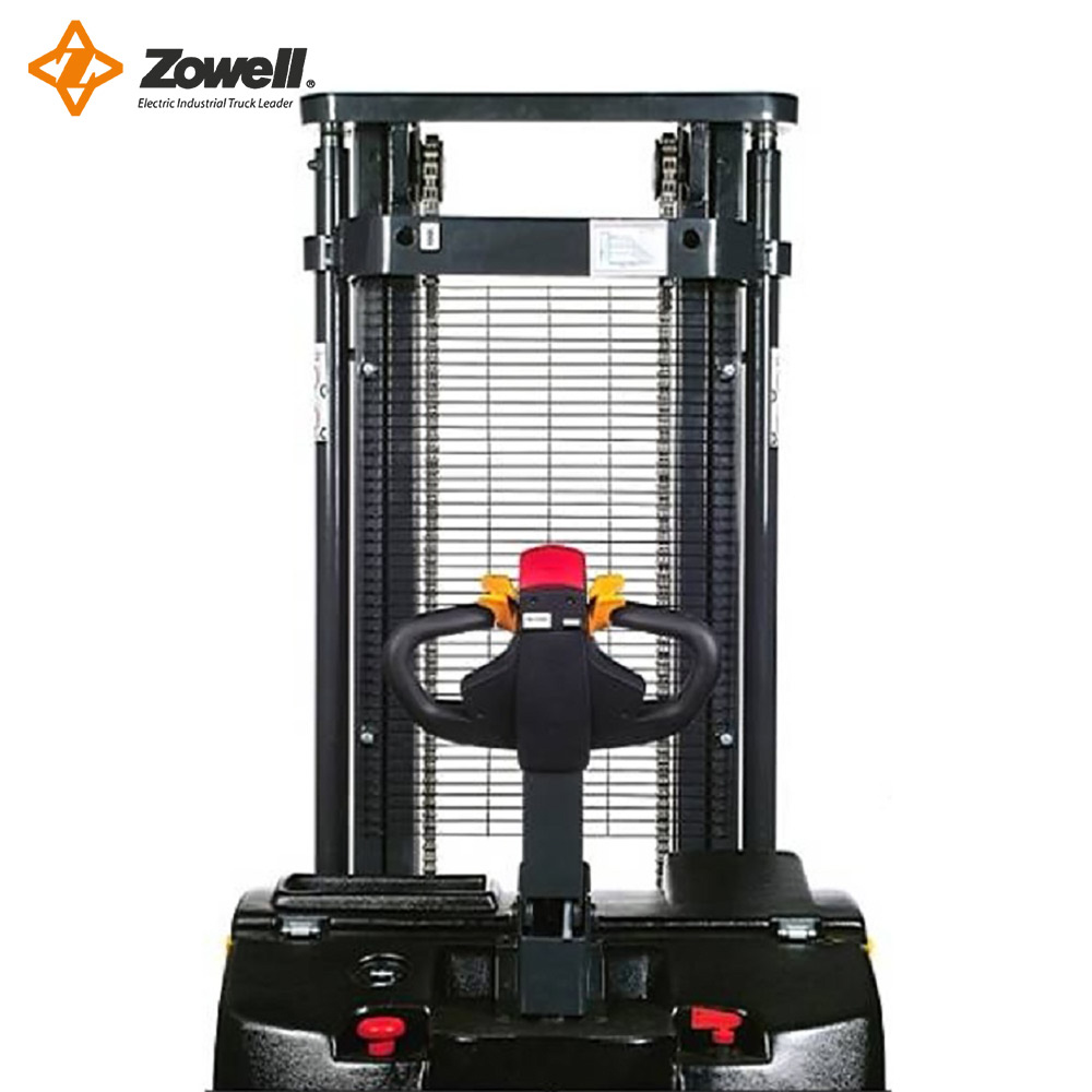 Portable Electric Walkie Straddle Stacker 1.5t