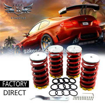 Accesorios Auto Red Adjustable Coilover Coil Spring For 88-00