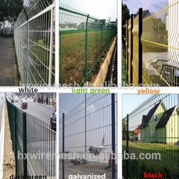 pvc coated high security heavy welded mesh fence