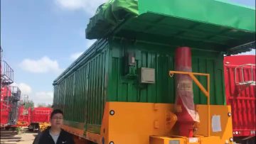 3axle 60 ton used dump trailer