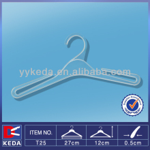 plastic top hanger for infant's garment