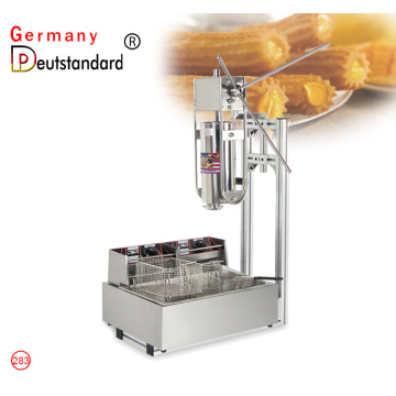 máquina de churros de acero inoxidable manual comercial