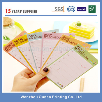 2015 fashion sticky note/custom sticky note/sticky note pad