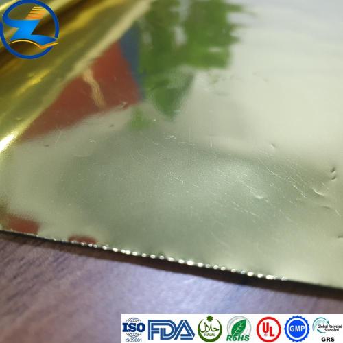 PVC de recubrimiento de color de metal de 0.035 mm