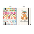 Adorable cat style cute metal cover notebook