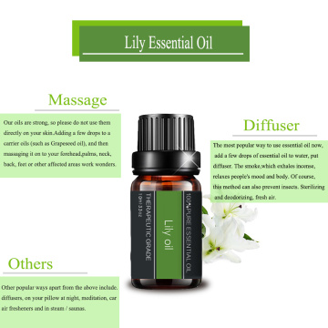 Hot Products 10ml Plant Organic Lily Essential Oil