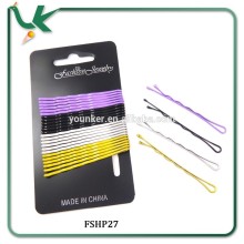 6cm length round ends metal hair bobby pins