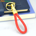 Customer Design Leather Keychain With Stamping