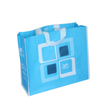 Blue non woven shopping bag