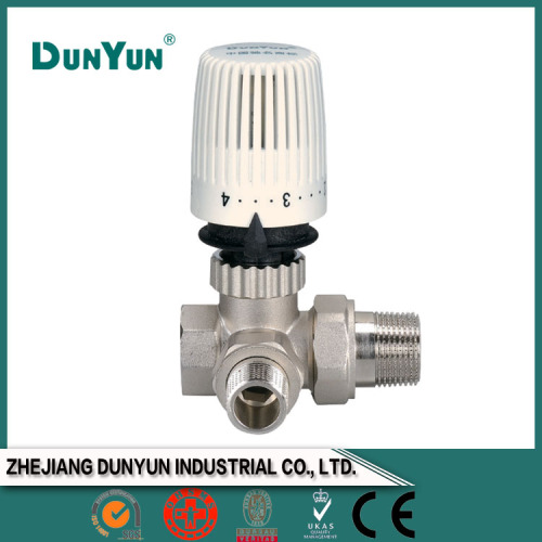 HW brass temperature-controlling valve