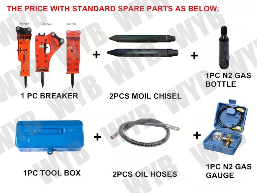 Hydraulic Breaker Standard Spare Parts