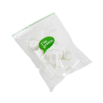 Индивидуальные пластиковые полиэтиленовые пакеты для вторичной переработки пищевых продуктов