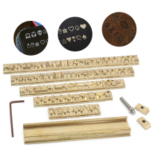 Custom DIY Brass Leather Branding Hot Foil Stamping Machine Kit