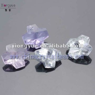 Cross Crystal Beads and Crystal Pendant For Wedding Decoration