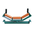 Riemtransporteur door roller