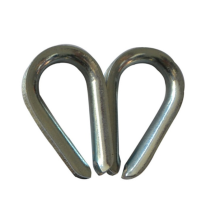 Zinc Plated Wire Rope Thimble DIN 6899B Thimble