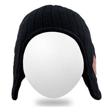 Winter warm earflap bluetooth beanie hat