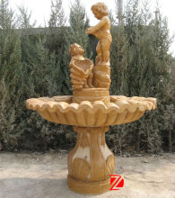 Stone fountain statue angel fountain