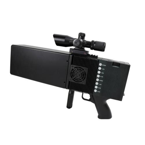 Canal portátil láser anti drones con arma