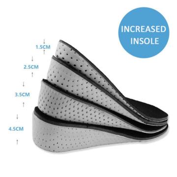 1 Pair Unisex Comfortable Height Increase Invisible Insole Taller Insert Memory Foam Insoles Shoes Feet Shoes Up Pad Cushion