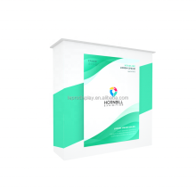 Modular Aluminum Portable Exhibition Tables with Full Color Print Display Counters: Free Standalone Exhibition Tools