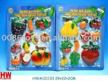 various magnetic fruit toys