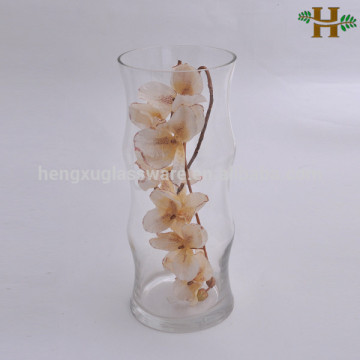 Clear tall glass vases for flower arrangement