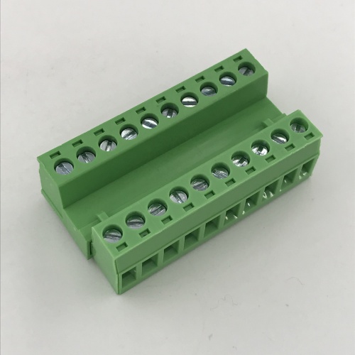 male and female pluggable terminal block