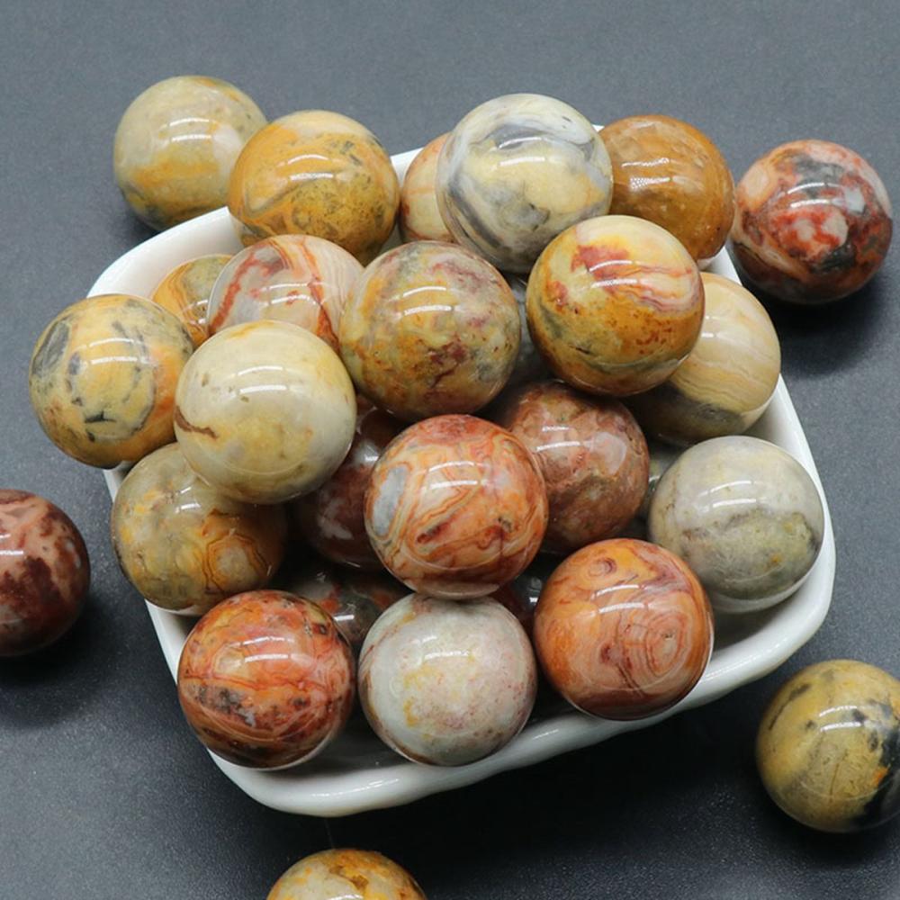 20 mm amarillo turqueisechakra bolas de piedra preciosa para alivio del estrés balanceando la decoración del hogar bulones esferas de cristal pulido
