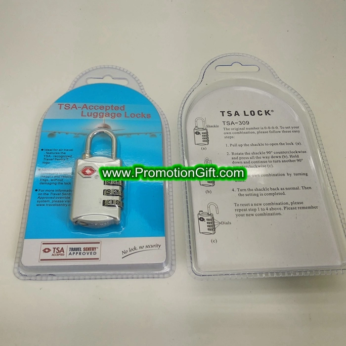 Tsa-309-Accepted Combination Luggage Lock