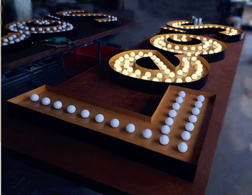 Custom Marquee Sign with Letters