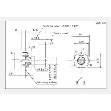 Ec12 serie Incrementele encoder