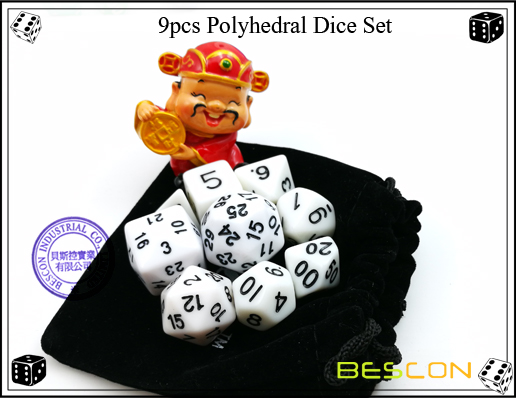 9pcs Polyhedral Dice Set-22 9pcs Polyhedral Dice Set-22