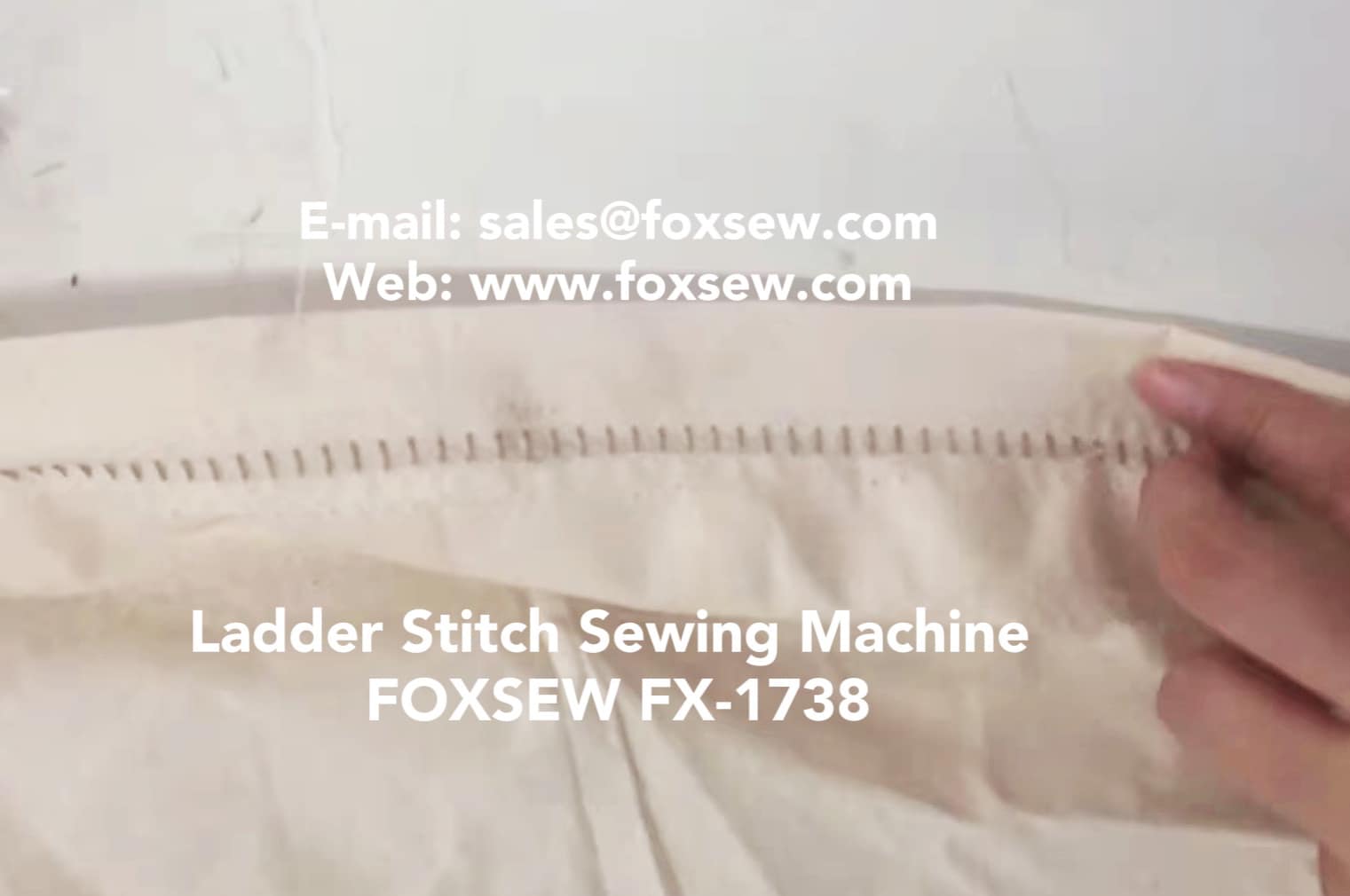 Ladder Stitch Sewing Machine FOXSEW FX-1738 -2