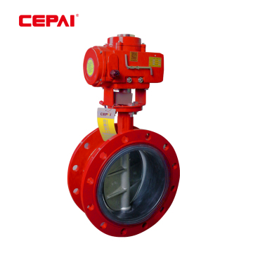 Compact Electric Rubber Lined Butterfly Valve