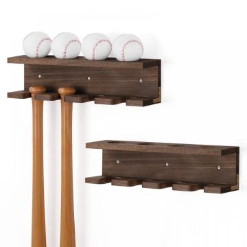 Wall Mount Base Ball Display Shelf Storage Organizer